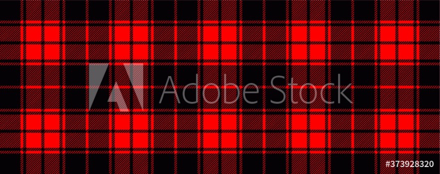 Picture of Red lumberjack style Vector gingham and bluffalo check line pattern Checkered picnic cooking table cloth Texture from rhombus squares for plaid tablecloths Flat tartan checker print 